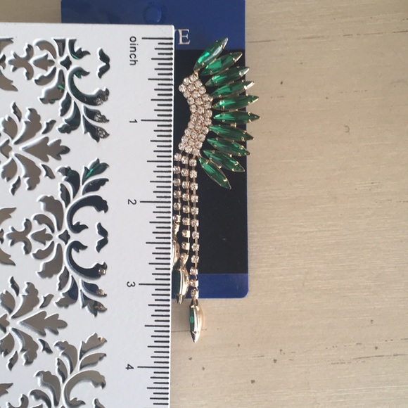 CLEO PEACOCK TASSEL EARRINGS - Picture 3 of 4